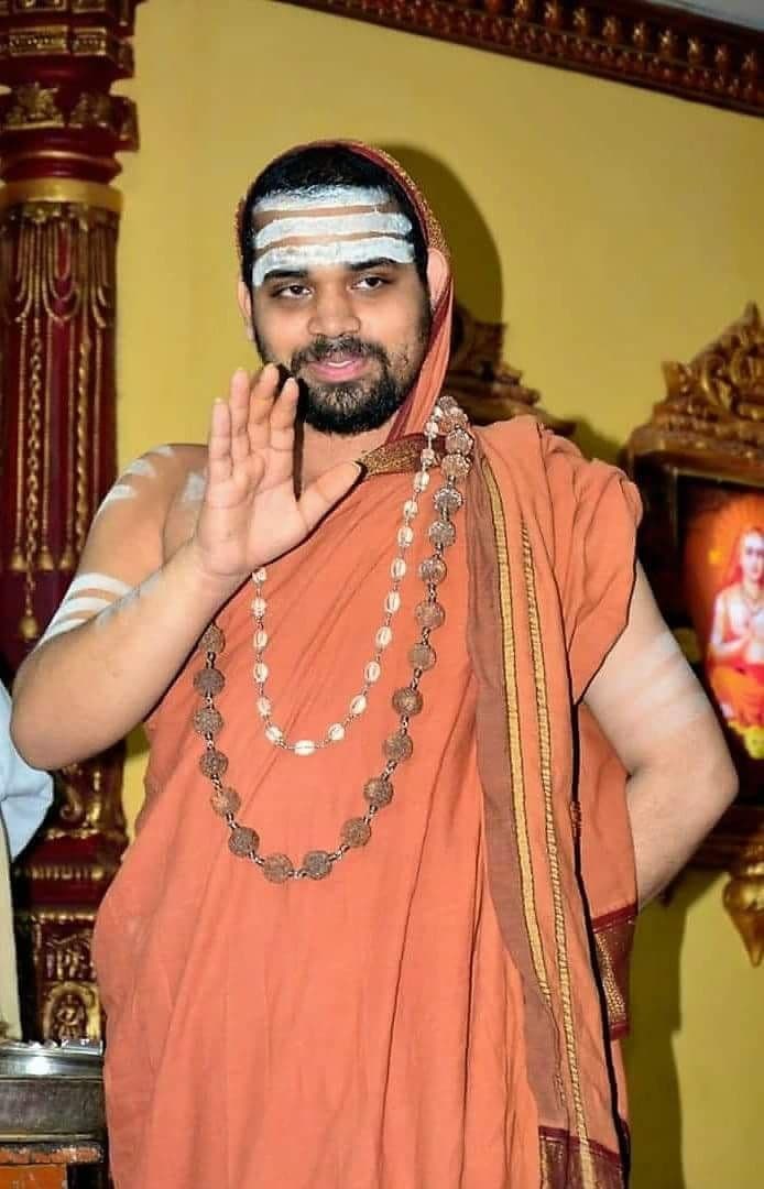 His Holiness Jagadguru Sri Sri Vidhushekhara Bharati Sannidhanam of Sringeri Sharada Peetham